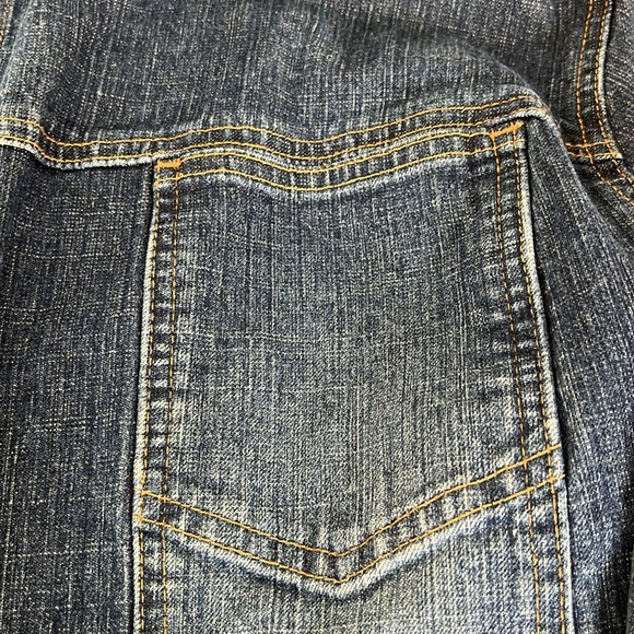 Chico’s long Denim Jacket Size 3. - Picture 6 of 7